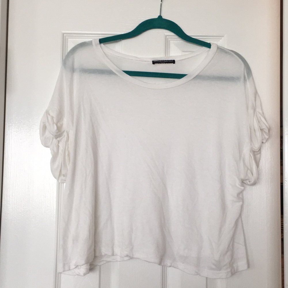 Brandy Melville white crop top